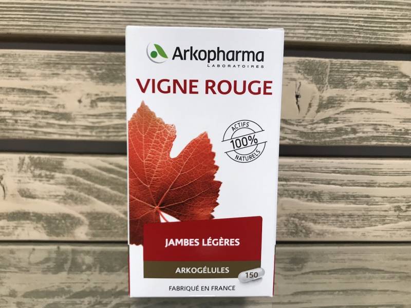 Gélules naturelles jambes légères à la vigne rouge pour jambes lourdes à Goderville 76110